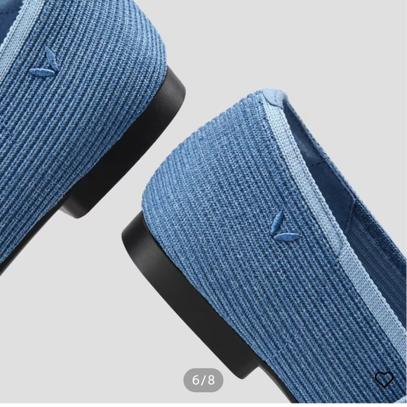 Vivaia Square Toe Margot Mary Janes Blue - Picture 3 of 6